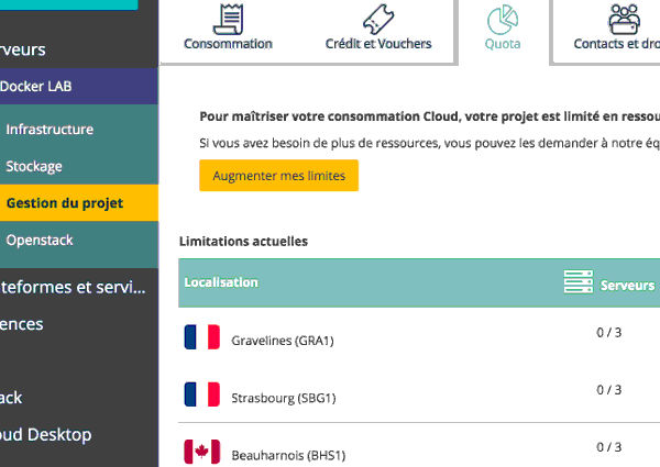 docker cluster scale OVH